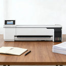 Impressora CAD/Plotter colorida de grande formato Epson SC-T3180D de 24 polegadas com resolução de 1200 dpi para escritório, pôsteres e desenhos de engenharia.