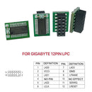 Módulo TPM 12 14 18 20 pinos LPC para ASUS MSI GIGABYTE ASRock Módulo de segurança de criptografia Placa remota TPM 2.0 Q4B8