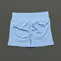 HISTELLO Shorts Esportivos Femininos Impacto Sem Costura Cintura Baixa Efeito Empina Bumbum Levanta Elástico Academia Ioga Treino Fitness Leggings Curtas
