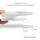 Anel de luz LED para selfies, lâmpada portátil com clipe para celular, carregamento USB, flash LED para câmeras fotográficas de smartphones.