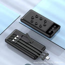 Carregador Portátil Power Bank 27000mAh com Base Magnética e Indicador Digital Display para Celular e Viagem