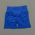 HISTELLO Shorts Esportivos Femininos Impacto Sem Costura Cintura Baixa Efeito Empina Bumbum Levanta Elástico Academia Ioga Treino Fitness Leggings Curtas