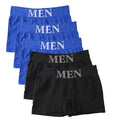 Conjunto de 5 Cuecas Boxer Masculinas Finas e Altamente Elásticas, Confortáveis, de Cor Lisa, Respiráveis e Lisas.