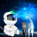 Projetor de Estrelas Galácticas - Luz Noturna, Céu Estrelado, Lâmpada LED com Atmosfera de Astronauta para Decoração de Teto de Quarto Infantil - Presente Ideal para Crianças