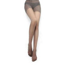 Meias-calças sensuais para meninas, meias elásticas duráveis de nylon e elastano, leggings estilosas para o verão, pretas.