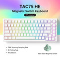 Teclado AKKO TAC75 HE com Switch Magnético, 75%, para Jogos, Resposta Rápida de 0,005mm, RGB 8K, com Fio, Personalizável para Esports.