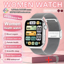 Relógio Inteligente Feminino e Masculino com IA para Diagnóstico, Monitoramento de Frequência Cardíaca e Variabilidade da Frequência Cardíaca (HRV+PPG), IP68, NFC, Design Moderno e Esportivo - Lançamento de 2025