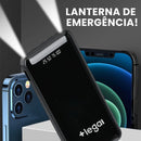 Carregador Portátil Power Bank 20000mAh Rápido, Design Estético Favo de Mel para Celular e Viagem