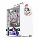 Gabinete METALFISH T40 Mini ITX de 7L com painel lateral em acrílico ou mesh e alça para transporte. Suporta fonte SFX e placa de vídeo de 206mm.