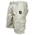 Bermuda masculina de verão, estilo militar, em algodão de alta qualidade, com vários bolsos, ideal para uso casual em atividades ao ar livre.