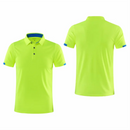 Camisa polo de manga curta de secagem rápida para o verão, da Golf Jersey Company Group, respirável, para atividades físicas, com lapela, disponível em 8 cores, tamanho grande.