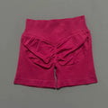 HISTELLO Shorts Esportivos Femininos Impacto Sem Costura Cintura Baixa Efeito Empina Bumbum Levanta Elástico Academia Ioga Treino Fitness Leggings Curtas