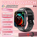 Relógio Inteligente Feminino e Masculino com IA para Diagnóstico, Monitoramento de Frequência Cardíaca e Variabilidade da Frequência Cardíaca (HRV+PPG), IP68, NFC, Design Moderno e Esportivo - Lançamento de 2025