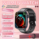 Relógio Inteligente Feminino e Masculino com IA para Diagnóstico, Monitoramento de Frequência Cardíaca e Variabilidade da Frequência Cardíaca (HRV+PPG), IP68, NFC, Design Moderno e Esportivo - Lançamento de 2025