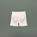 HISTELLO Shorts Esportivos Femininos Impacto Sem Costura Cintura Baixa Efeito Empina Bumbum Levanta Elástico Academia Ioga Treino Fitness Leggings Curtas