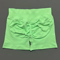 HISTELLO Shorts Esportivos Femininos Impacto Sem Costura Cintura Baixa Efeito Empina Bumbum Levanta Elástico Academia Ioga Treino Fitness Leggings Curtas