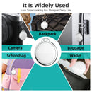 Mini rastreador GPS para sistema iOS, aplicativo Find My, Airtag, localizador Bluetooth inteligente, bolsa para encontrar crianças, coleira anti-perda com rastreador.