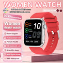 Relógio Inteligente Feminino e Masculino com IA para Diagnóstico, Monitoramento de Frequência Cardíaca e Variabilidade da Frequência Cardíaca (HRV+PPG), IP68, NFC, Design Moderno e Esportivo - Lançamento de 2025