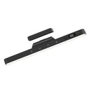 Luminária de mesa inteligente com toque sensível, magnética, com bateria integrada de 2000mAh, ideal para leitura, uso em armários, espelhos ou como luz noturna recarregável.