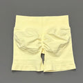 HISTELLO Shorts Esportivos Femininos Impacto Sem Costura Cintura Baixa Efeito Empina Bumbum Levanta Elástico Academia Ioga Treino Fitness Leggings Curtas