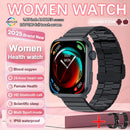 Relógio Inteligente Feminino e Masculino com IA para Diagnóstico, Monitoramento de Frequência Cardíaca e Variabilidade da Frequência Cardíaca (HRV+PPG), IP68, NFC, Design Moderno e Esportivo - Lançamento de 2025