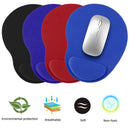 Mousepad ergonômico com apoio para o pulso, suporte confortável para o pulso, almofada macia antiderrapante para mouse de computador - Escritório e jogos