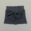 HISTELLO Shorts Esportivos Femininos Impacto Sem Costura Cintura Baixa Efeito Empina Bumbum Levanta Elástico Academia Ioga Treino Fitness Leggings Curtas