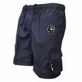 Bermuda masculina de verão, estilo militar, em algodão de alta qualidade, com vários bolsos, ideal para uso casual em atividades ao ar livre.