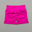 HISTELLO Shorts Esportivos Femininos Impacto Sem Costura Cintura Baixa Efeito Empina Bumbum Levanta Elástico Academia Ioga Treino Fitness Leggings Curtas