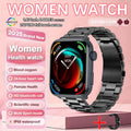 Relógio Inteligente Feminino e Masculino com IA para Diagnóstico, Monitoramento de Frequência Cardíaca e Variabilidade da Frequência Cardíaca (HRV+PPG), IP68, NFC, Design Moderno e Esportivo - Lançamento de 2025
