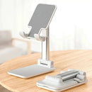 Suporte de mesa para celular compatível com iPhone, iPad e Xiaomi. Suporte universal ajustável para tablets e celulares.