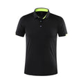 Camisa polo de manga curta de secagem rápida para o verão, da Golf Jersey Company Group, respirável, para atividades físicas, com lapela, disponível em 8 cores, tamanho grande.