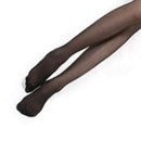 Meias-calças sensuais para meninas, meias elásticas duráveis de nylon e elastano, leggings estilosas para o verão, pretas.