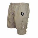 Bermuda masculina de verão, estilo militar, em algodão de alta qualidade, com vários bolsos, ideal para uso casual em atividades ao ar livre.