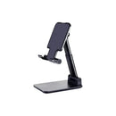 Suporte de mesa para celular compatível com iPhone, iPad e Xiaomi. Suporte universal ajustável para tablets e celulares.