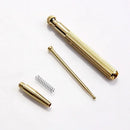 Caneta de acupuntura retrátil com ponta dupla para massagem reflexológica facial, ideal para cuidados com os ouvidos. Possui ponta de contato e massageador para o rosto.