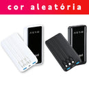 Carregador Portátil Power Bank 20000mAh Rápido, Design Estético Favo de Mel para Celular e Viagem