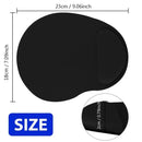 Mousepad ergonômico com apoio para o pulso, suporte confortável para o pulso, almofada macia antiderrapante para mouse de computador - Escritório e jogos