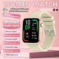 Relógio Inteligente Feminino e Masculino com IA para Diagnóstico, Monitoramento de Frequência Cardíaca e Variabilidade da Frequência Cardíaca (HRV+PPG), IP68, NFC, Design Moderno e Esportivo - Lançamento de 2025