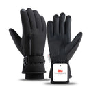 Luvas de inverno GTUBIKE, quentes e resistentes ao frio, ideais para ciclismo, esqui e atividades ao ar livre. Luvas grossas e resistentes ao frio, impermeáveis e compatíveis com telas sensíveis ao toque. Perfeitas para camping.