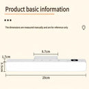 Luminária de mesa inteligente com toque sensível, magnética, com bateria integrada de 2000mAh, ideal para leitura, uso em armários, espelhos ou como luz noturna recarregável.