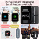 Relógio Inteligente Feminino e Masculino com IA para Diagnóstico, Monitoramento de Frequência Cardíaca e Variabilidade da Frequência Cardíaca (HRV+PPG), IP68, NFC, Design Moderno e Esportivo - Lançamento de 2025
