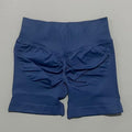 HISTELLO Shorts Esportivos Femininos Impacto Sem Costura Cintura Baixa Efeito Empina Bumbum Levanta Elástico Academia Ioga Treino Fitness Leggings Curtas
