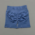 HISTELLO Shorts Esportivos Femininos Impacto Sem Costura Cintura Baixa Efeito Empina Bumbum Levanta Elástico Academia Ioga Treino Fitness Leggings Curtas