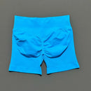 HISTELLO Shorts Esportivos Femininos Impacto Sem Costura Cintura Baixa Efeito Empina Bumbum Levanta Elástico Academia Ioga Treino Fitness Leggings Curtas
