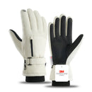 Luvas de inverno GTUBIKE, quentes e resistentes ao frio, ideais para ciclismo, esqui e atividades ao ar livre. Luvas grossas e resistentes ao frio, impermeáveis e compatíveis com telas sensíveis ao toque. Perfeitas para camping.
