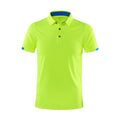 Camisa polo de manga curta de secagem rápida para o verão, da Golf Jersey Company Group, respirável, para atividades físicas, com lapela, disponível em 8 cores, tamanho grande.