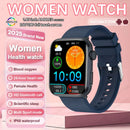 Relógio Inteligente Feminino e Masculino com IA para Diagnóstico, Monitoramento de Frequência Cardíaca e Variabilidade da Frequência Cardíaca (HRV+PPG), IP68, NFC, Design Moderno e Esportivo - Lançamento de 2025