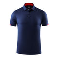 Camisa polo de manga curta de secagem rápida para o verão, da Golf Jersey Company Group, respirável, para atividades físicas, com lapela, disponível em 8 cores, tamanho grande.