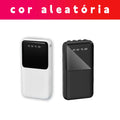 Carregador Portátil Power Bank 20000mAh Rápido, Design Estético Favo de Mel para Celular e Viagem